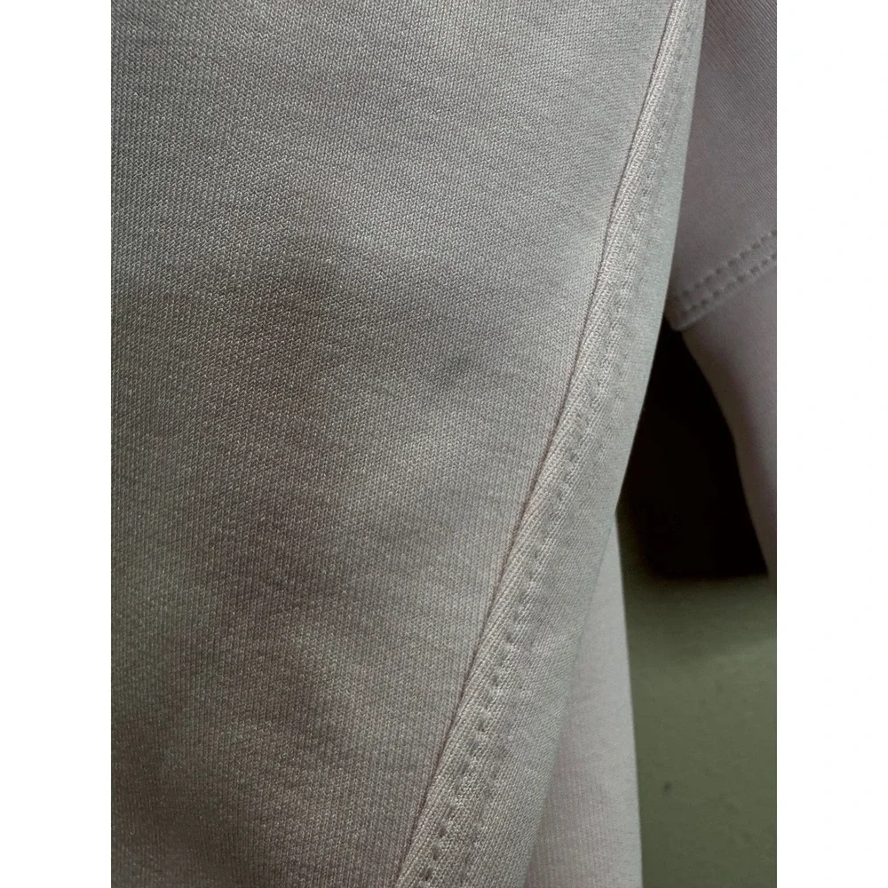 Lululemon Softstreme Perfectly Oversized Cropped Crew Pink LW3GL9S Size 4
